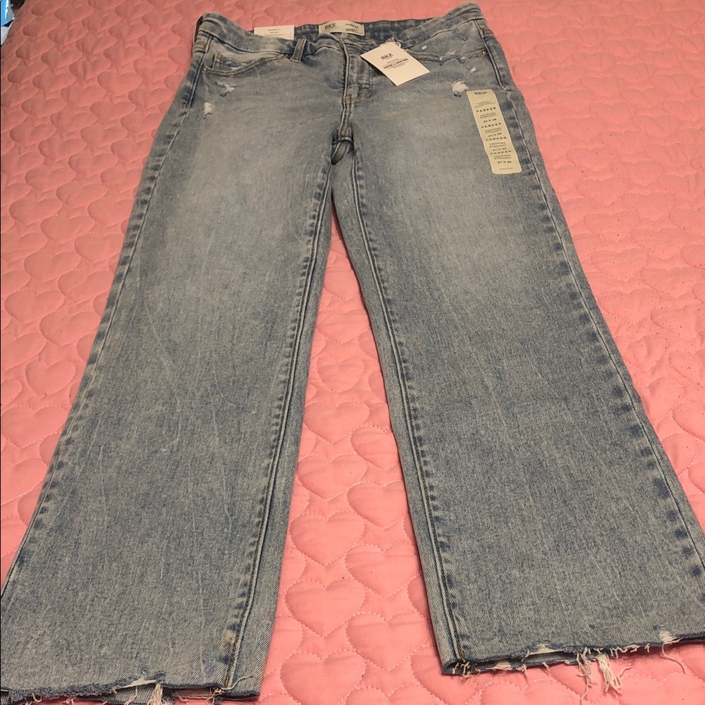Light Blue Flare Jeans — Brand Unspecified